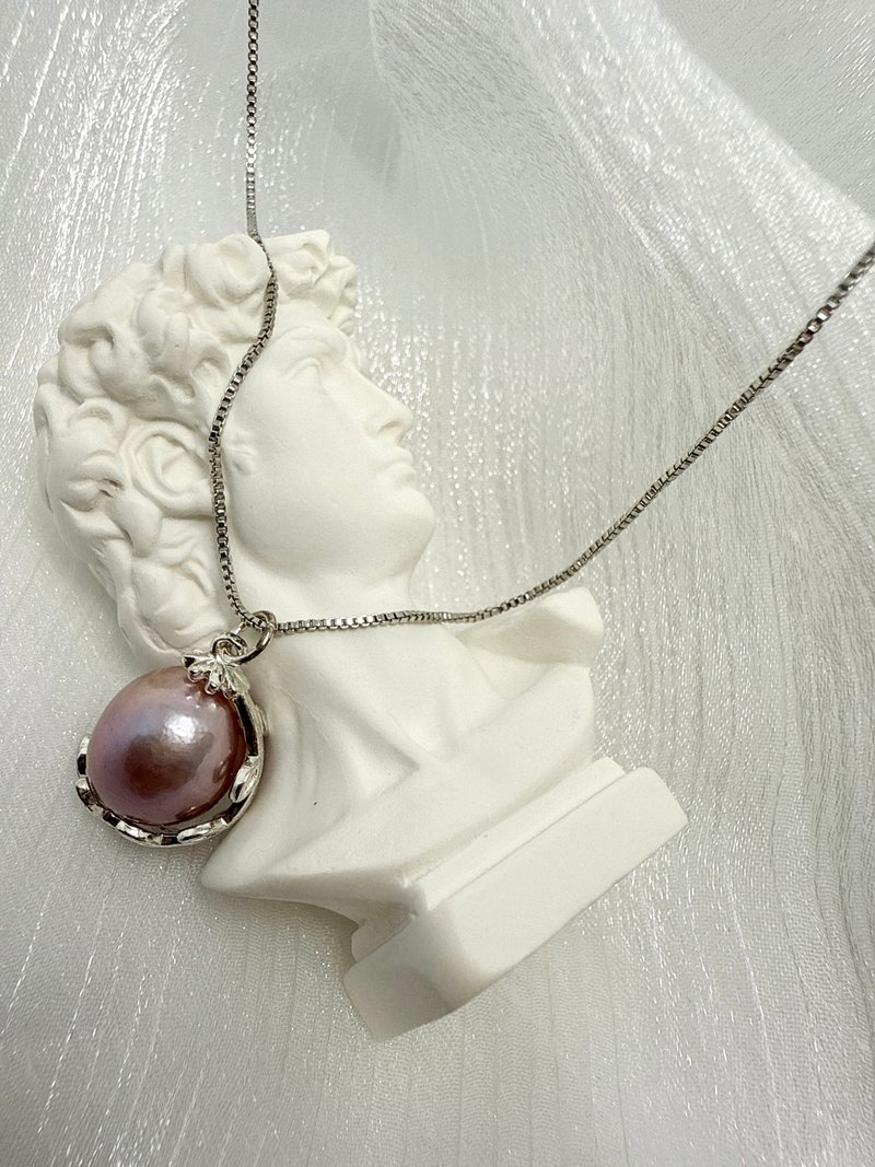 【TING】月之低语-守心珍珠护符 - 项链 - 水晶 