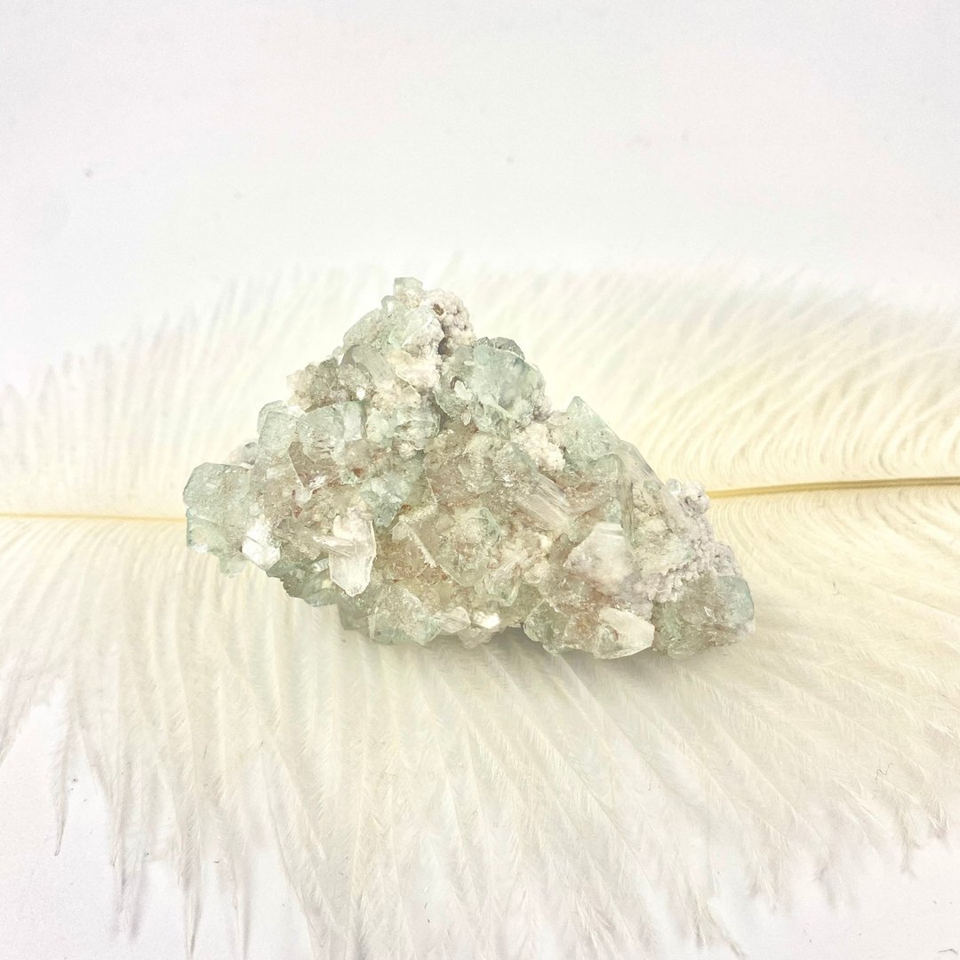双面蜜瓜绿鱼眼石 | 水晶 | 水晶摆件 | 鱼眼石 - 其他 - 水晶 绿色