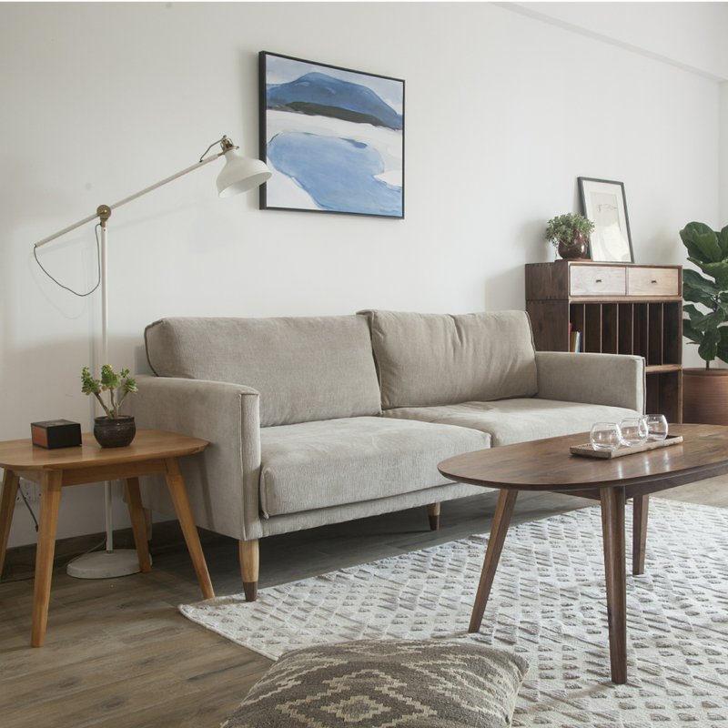 复制 熹山工房-实木家具-樱桃木/胡桃木-客厅 套装组合方案 - 其他家具 - 木头 黑色