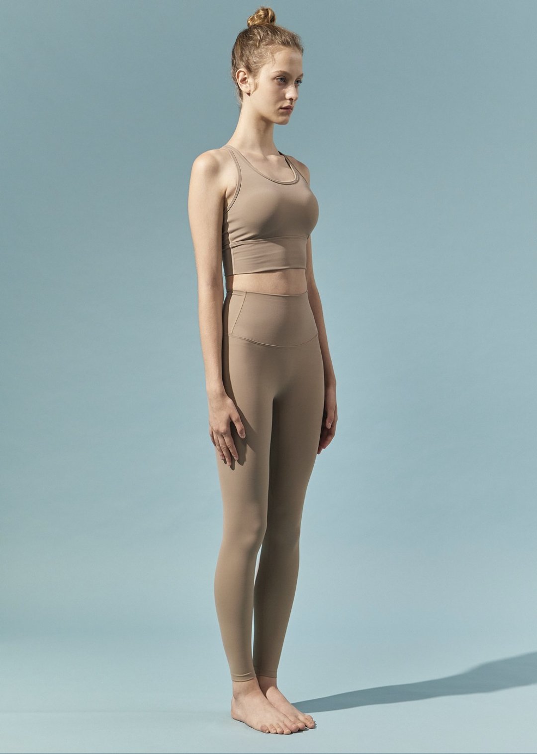 New Five Elements Pants Plus (Greyish Brown) - 女装瑜珈服 - 聚酯纤维 多色