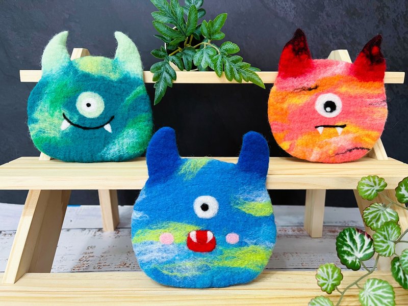 小萌兽羊毛毡悠游卡套 - 证件套/卡套 - 羊毛 