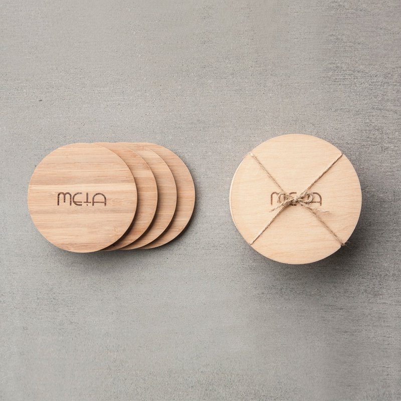 手工木质杯垫 - 杯垫 - 木头 