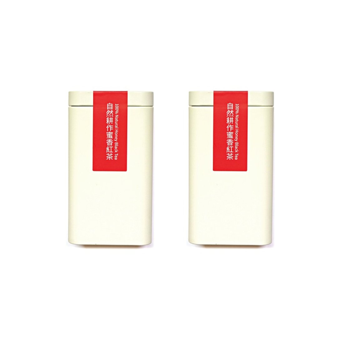 自然耕作 极品蜜香红茶 100g 罐礼盒 - 茶 - 新鲜食材 红色