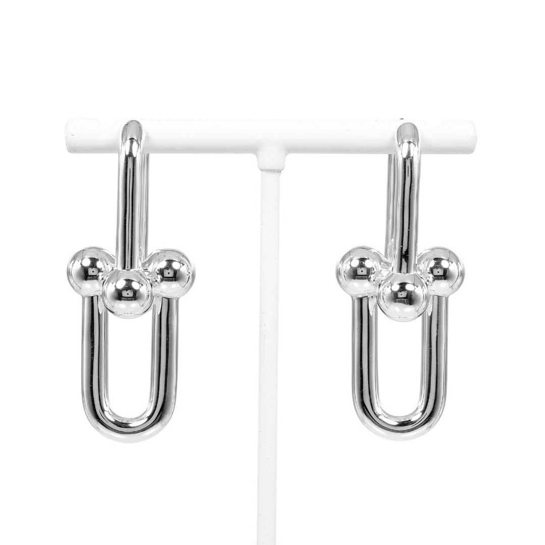 【日本直邮】蒂芙尼 耳环 Hardware Extra-large Link 银 925 约 16.7g TIFFANY&Co.【二手】A 级 - 耳环/耳夹 - 银 银色