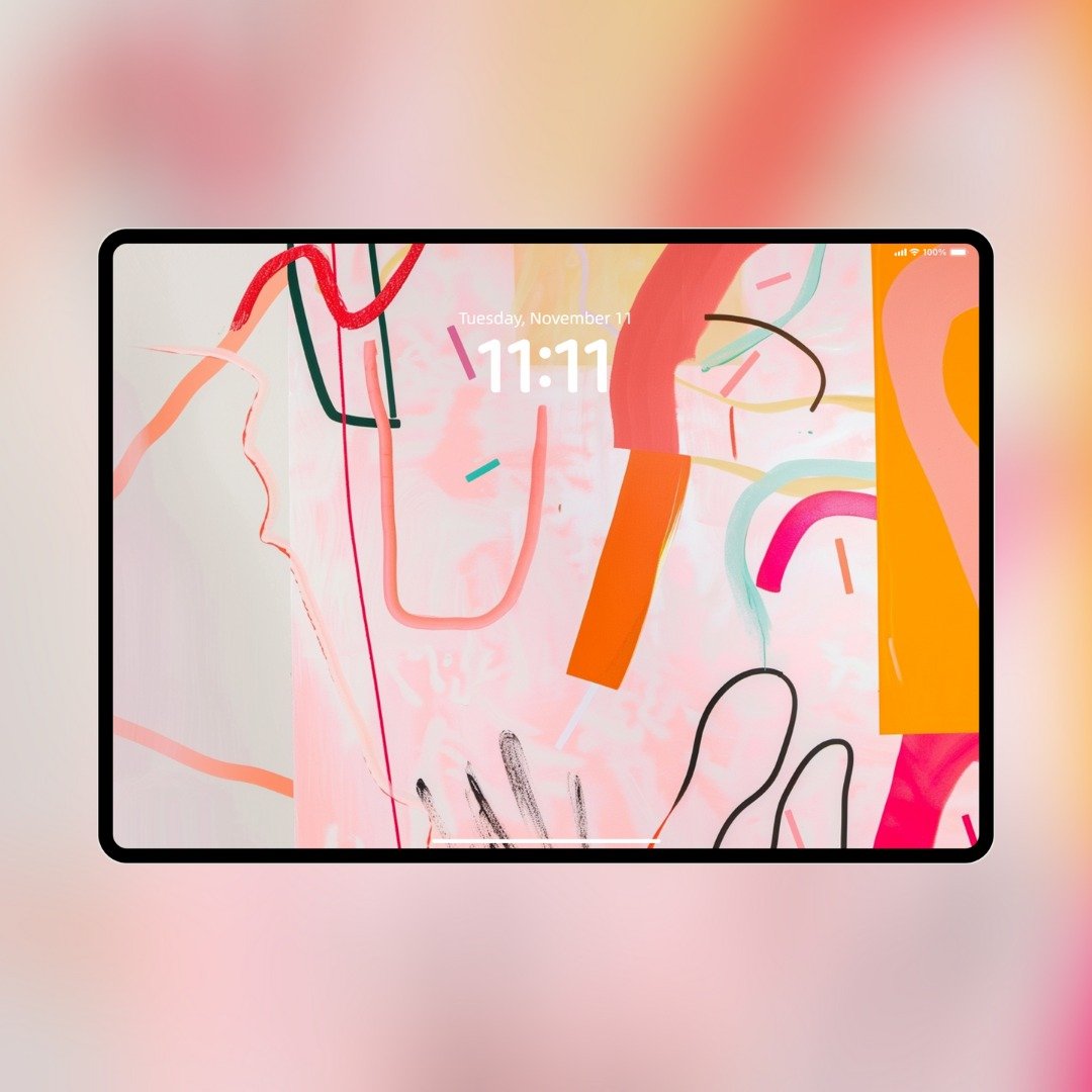 能量壁纸系列 |智能平板 iPad壁纸| I0001  活力动感 - 电子手绘真人画像/绘画/插画 - 其他材质 