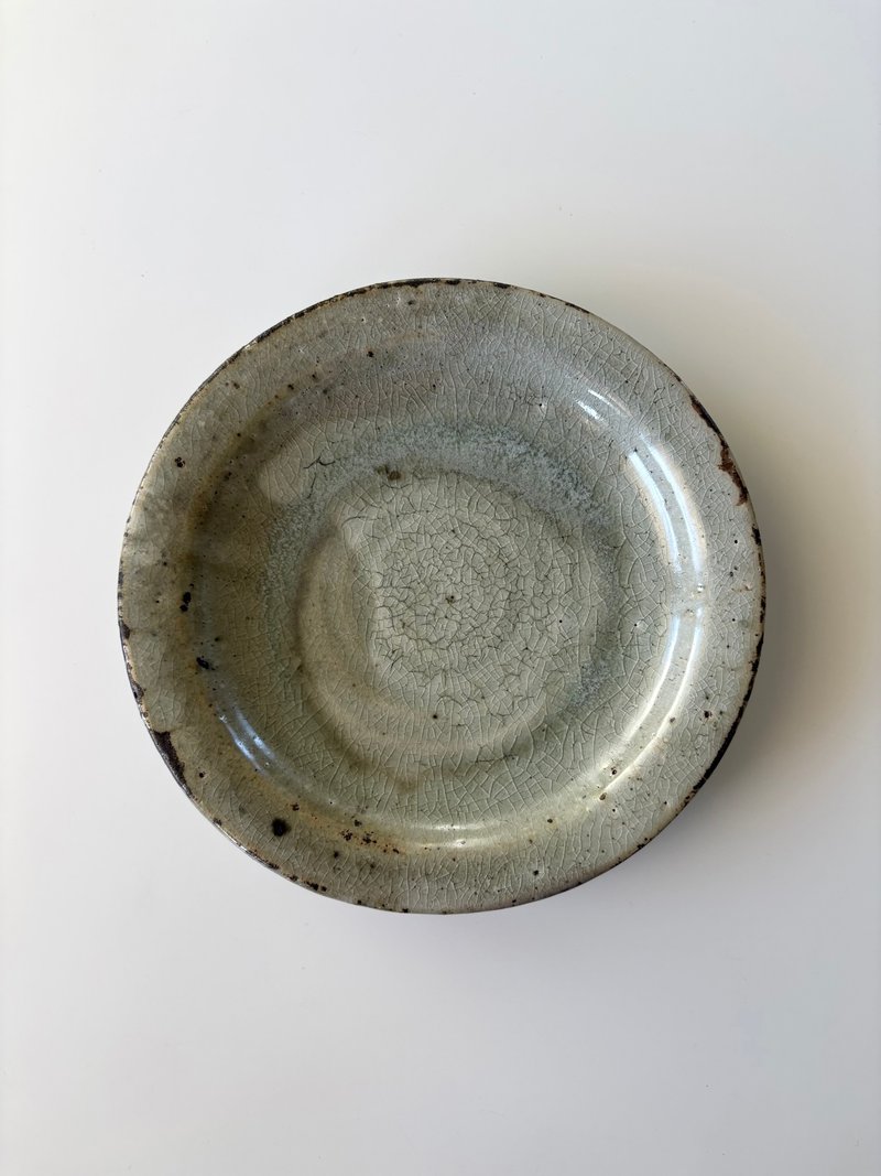 纯粹制陶 - 柴烧粉引盘 - 盘子/餐盘/盘架 - 陶 