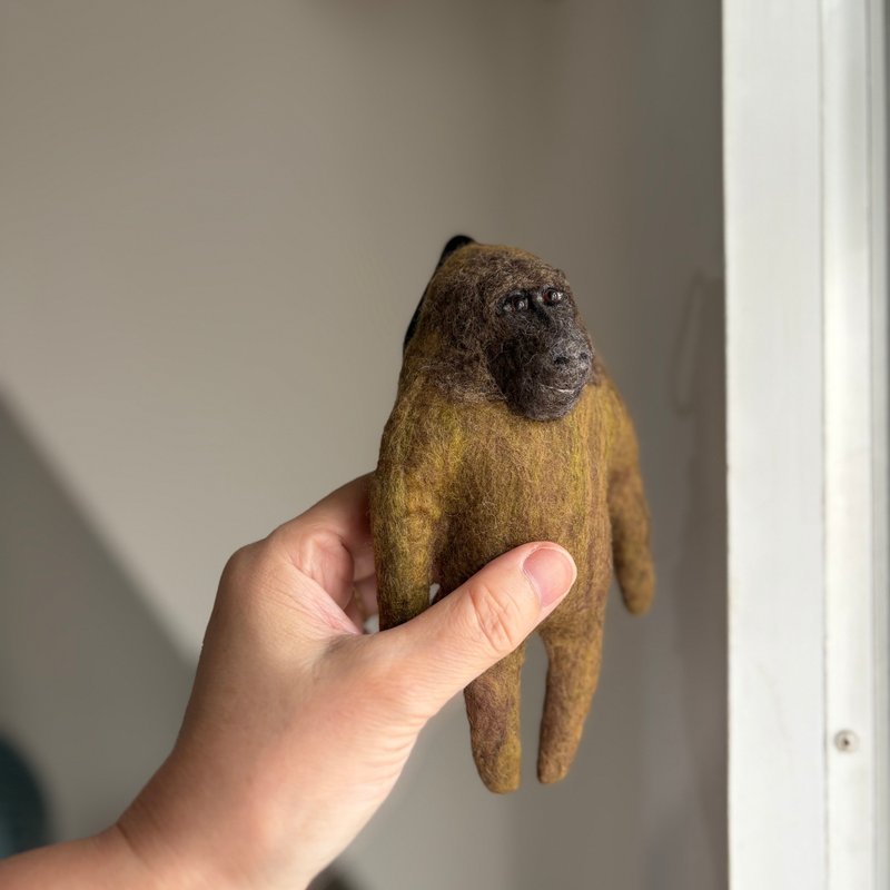 阿努比斯狒狒钥匙扣 - 钥匙链/钥匙包 - 羊毛 多色