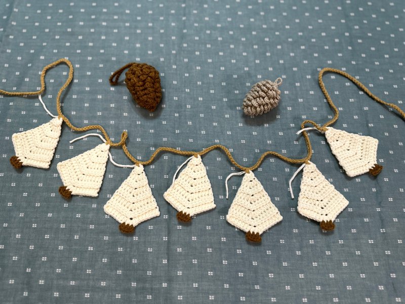 米白色系圣诞树挂旗 - 其他 - 其他金属 