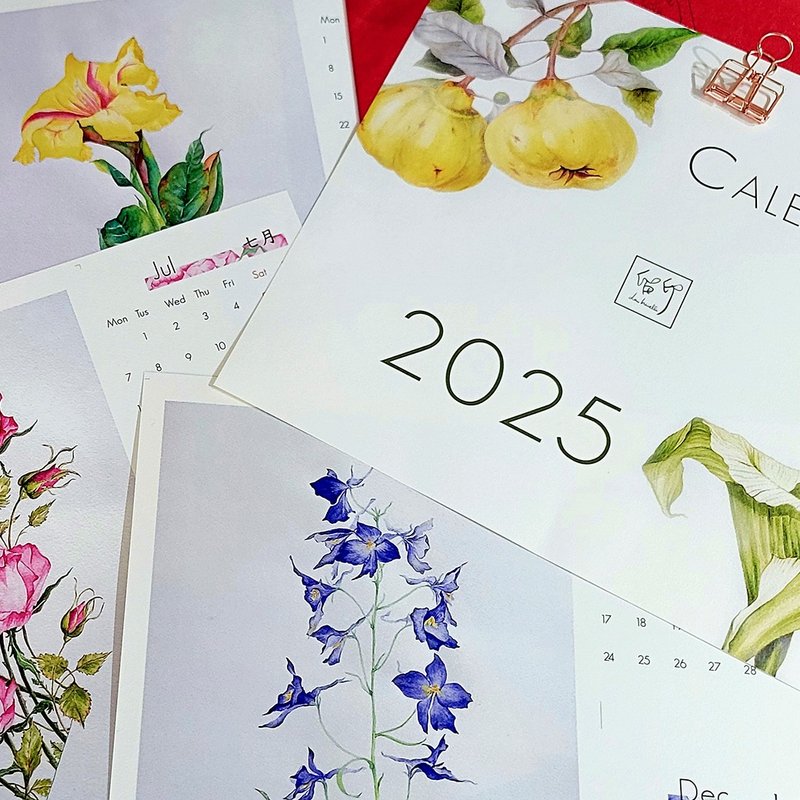 花间集 / 2025双月历 - 年历/台历 - 纸 多色