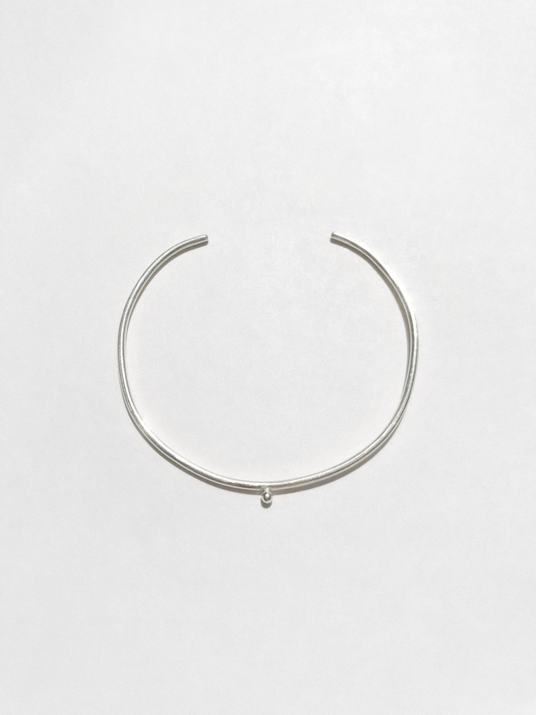 Single Bubble Bangle 单泡泡手环 - 手链/手环 - 纯银 银色
