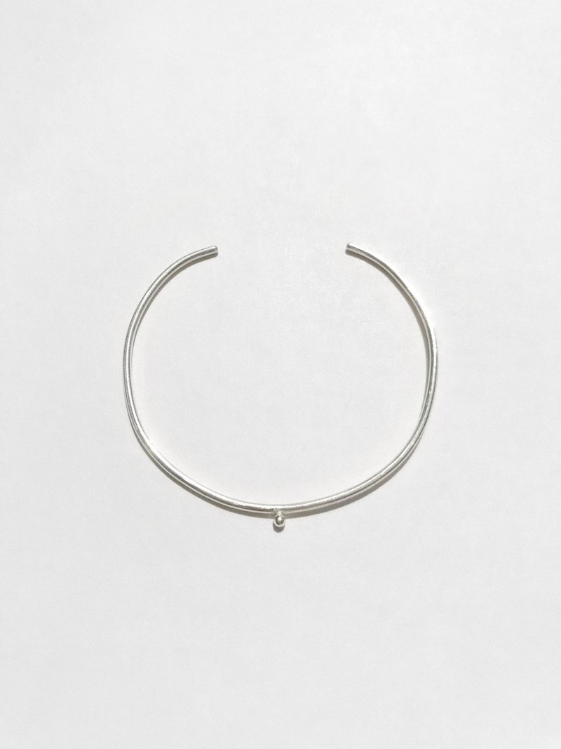 Single Bubble Bangle 单泡泡手环 - 手链/手环 - 纯银 银色