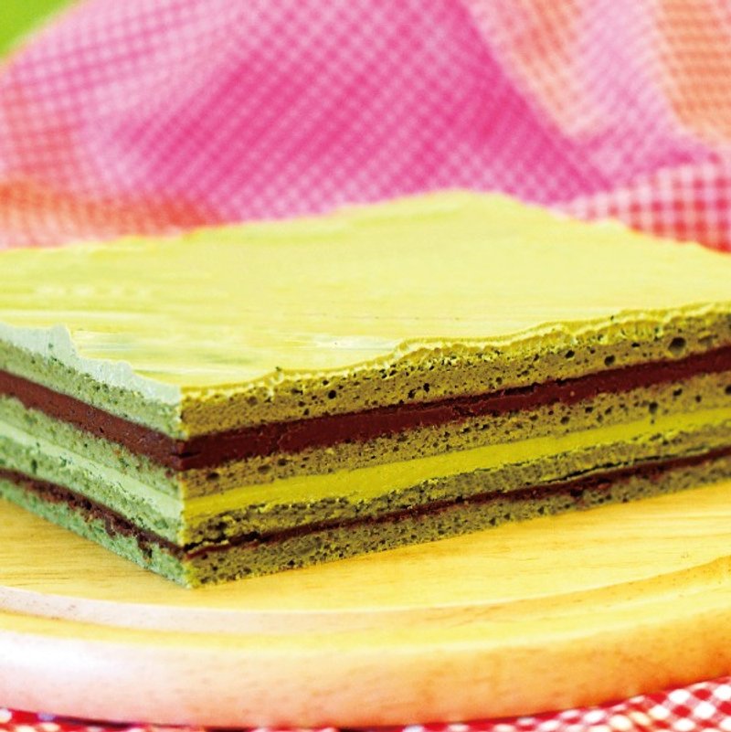 ★ 抹茶欧培拉 ★【 The Harvest ∞ 麦田⊙ 法式甜点 】 日本京都宇治有机抹茶与欧洲特调巧克力完美结合，浓郁的抹茶味，搭配蛋糕体与巧克力内馅，在舌头上感受到多种层次风味，和谐的融合之甘美风味~ - 蛋糕/甜点 - 新鲜食材 绿色