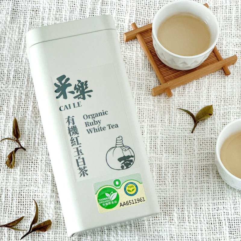 【采乐茶业】有机红玉白茶 Organic Ruby White Tea - 37.5g - 茶 - 其他材质 白色