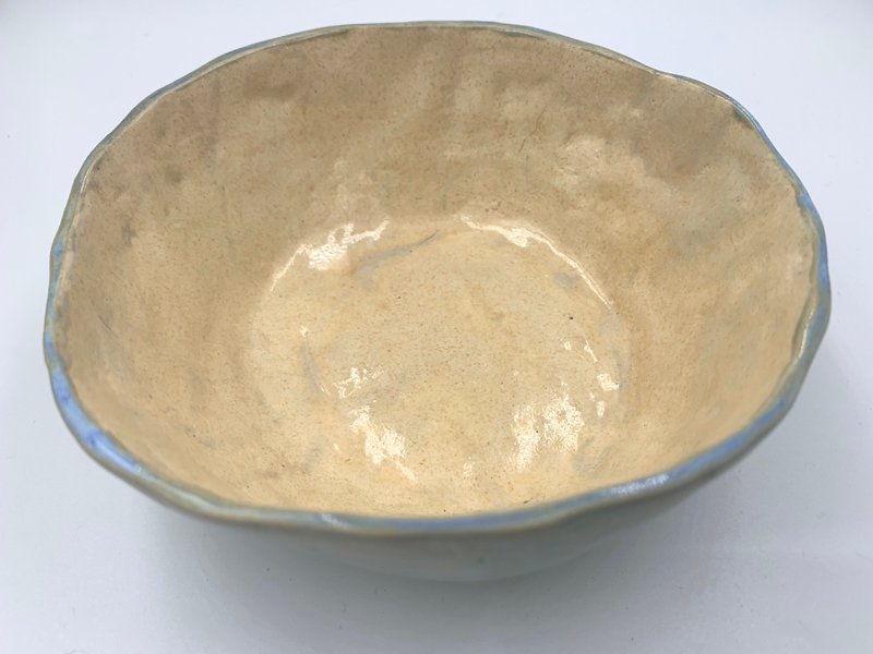 手捏陶碗 - 碗 - 陶 蓝色