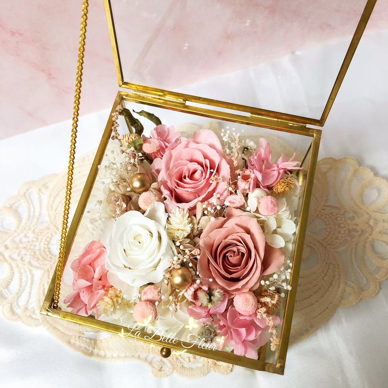 【永生花饰品盒】马口铁/永生花盒/首饰盒/收纳盒 - 干燥花/捧花 - 植物．花 