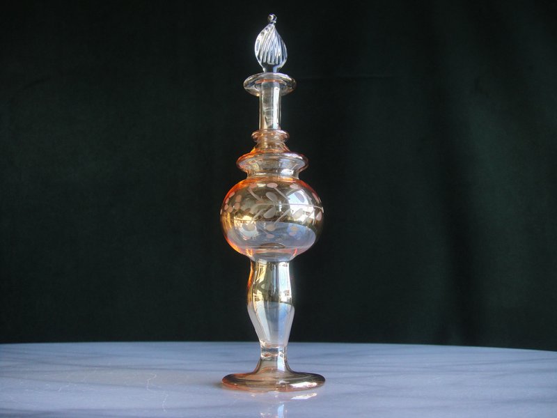 【老时光 OLD-TIME】早期二手中东玻璃香水瓶(瑕疵 - 摆饰 - 其他材质 