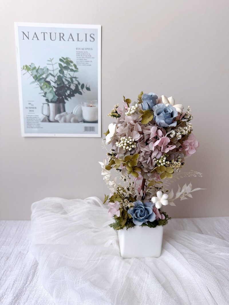 永生花花树盆花/开幕花礼/居家摆饰 - 干燥花/捧花 - 植物．花 