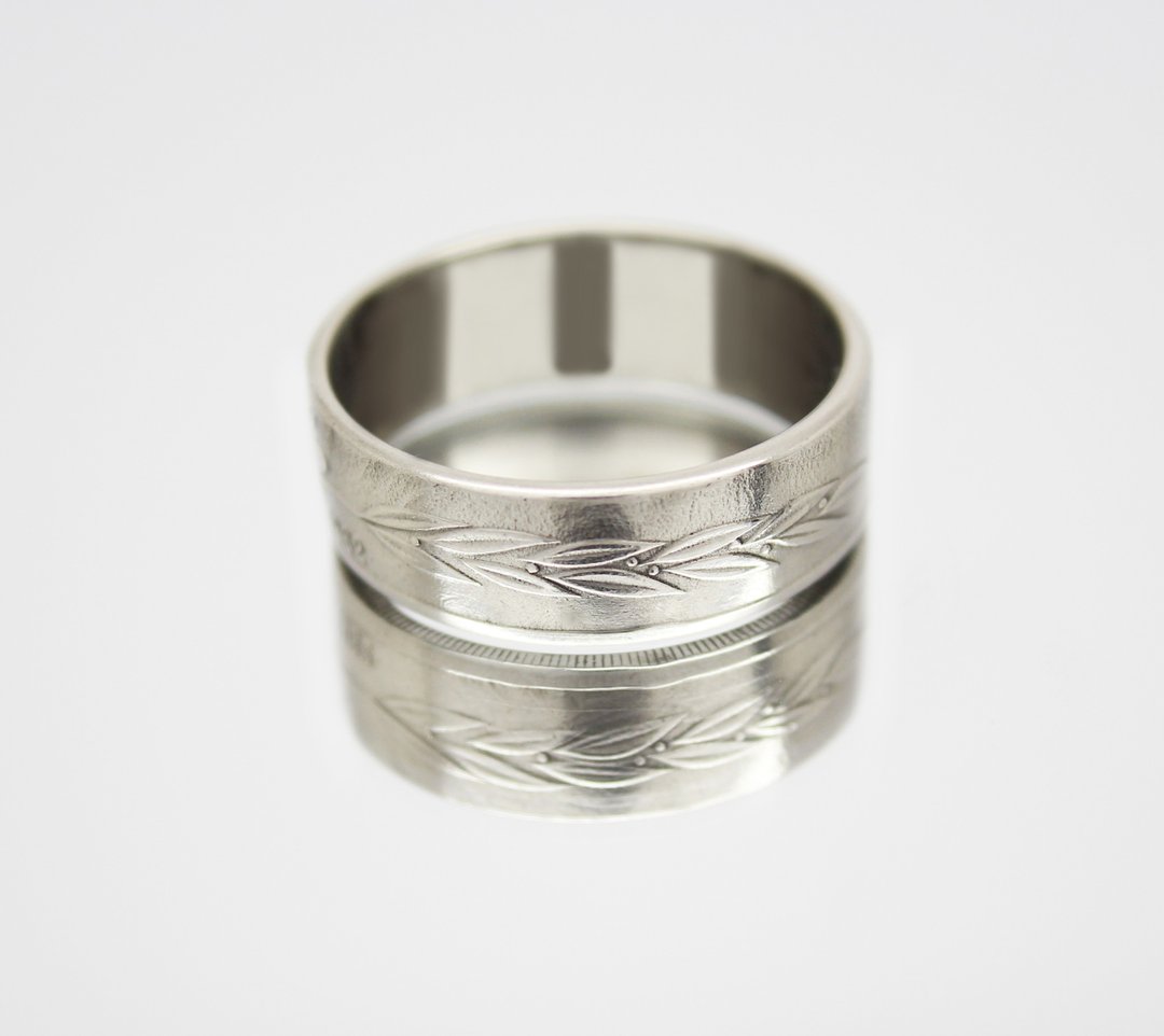 Algeria Coin Ring 1 dinar 1987 coin rings for men coin rings for women - 戒指 - 其他金属 