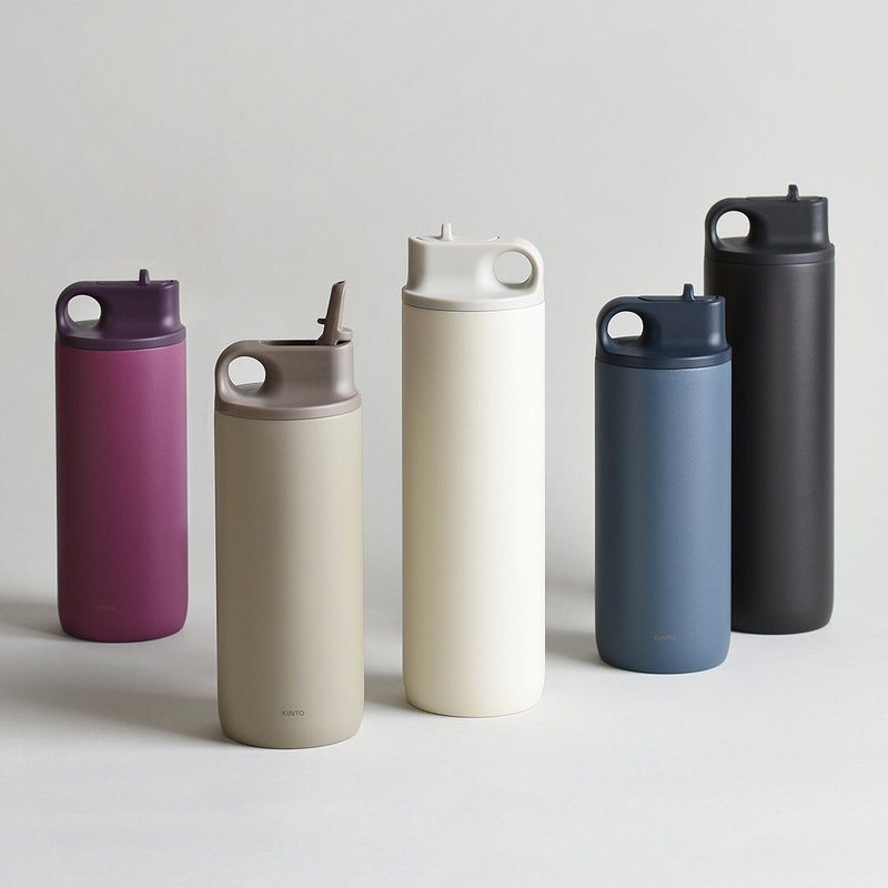 日本KINTO ACTIVE TUMBLER 运动魔法瓶600ml /800ml - 水壶/水瓶 - 不锈钢 白色