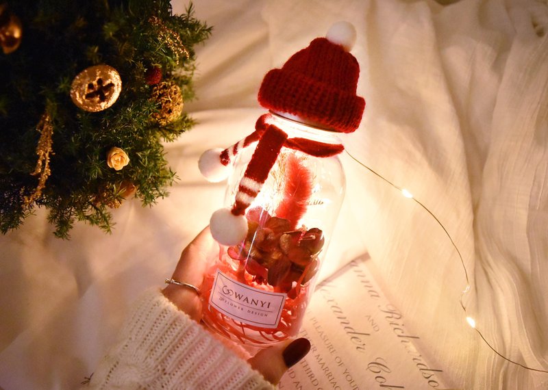 向日葵毕业小花罐 毕业礼物 永生花  干燥花 向日葵 小夜灯康乃馨 - 干燥花/捧花 - 植物．花 红色