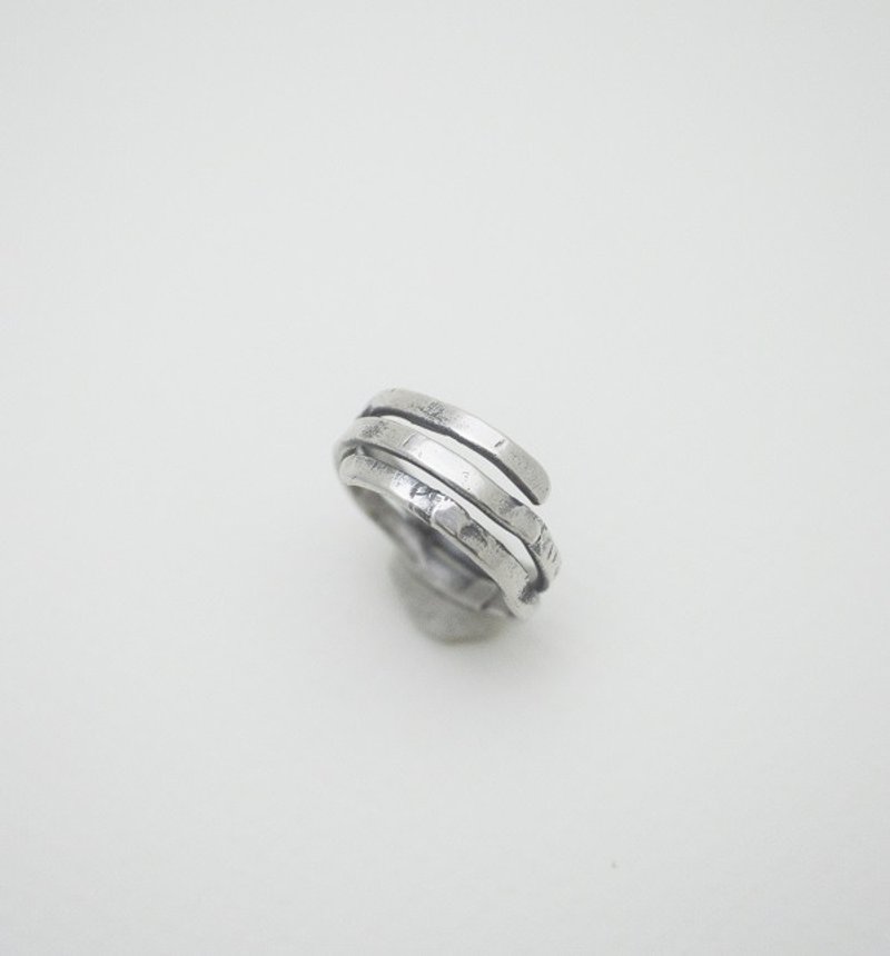 环绕系列-5号·多环纯银戒指 - 戒指 - 其他金属 银色