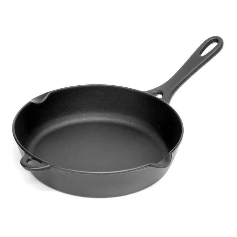 岩铸 南部铁器 平底锅 煎锅 24cm IH对应 日本制 - 厨房用具 - 其他金属 黑色
