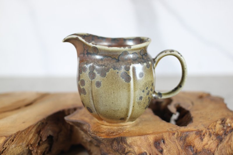 【送礼好物】天然落灰 柴烧茶海 公道杯 名家叶敏祥手作 180ml - 茶具/茶杯 - 瓷 