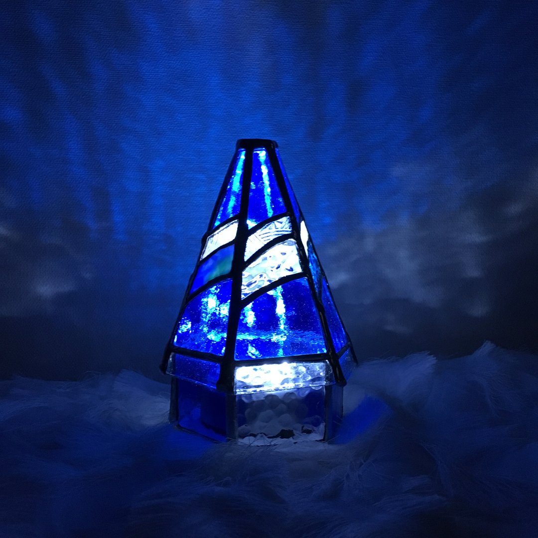 Silent Night (M) Blue 1 Glass Bay View - 灯具/灯饰 - 玻璃 蓝色