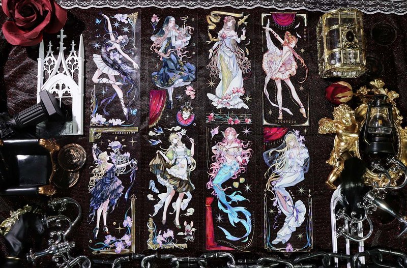 颂歌 奏鸣曲 PET 纸胶带 贝壳光 5米卷 - 纸胶带 - 其他材质 多色