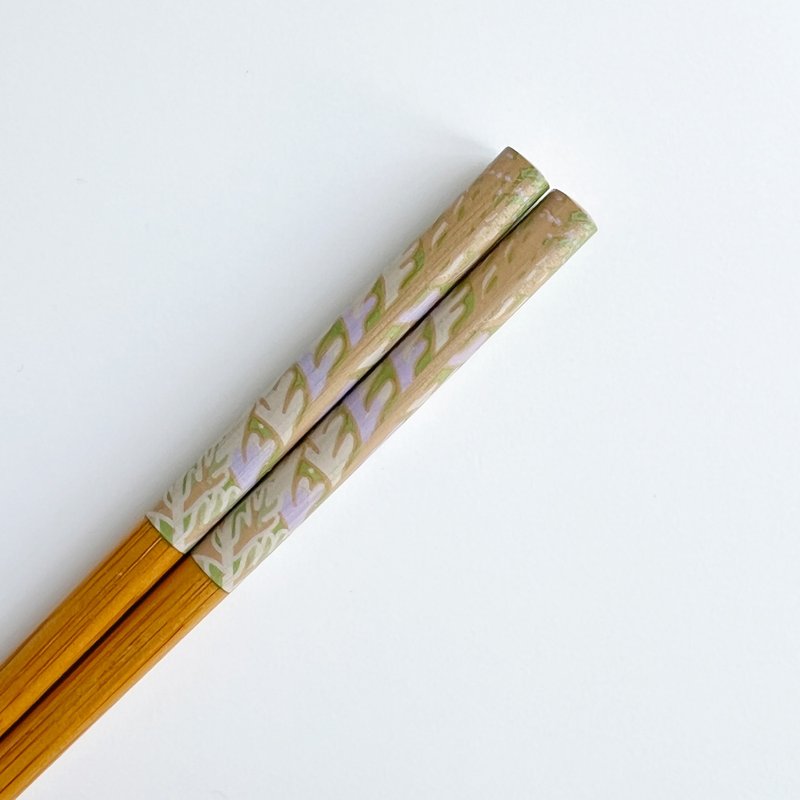 蕨美食光竹筷3.0 - 长生铁角蕨 | 竹筷 筷子 餐具 环保 外带 携带 - 筷子/筷架 - 竹 绿色