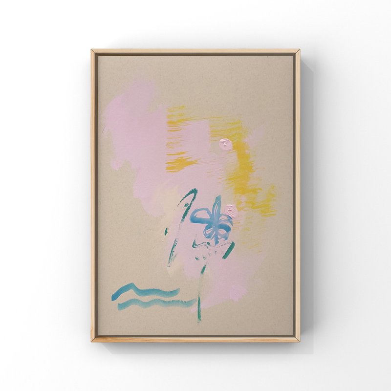 压克力抽象画限定版/居家生活布置/摆饰/挂画/Queen's Bubble - 海报/装饰画/版画 - 纸 白色