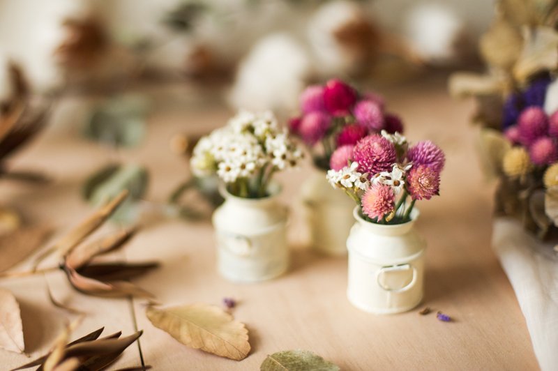 Fleurir朵朵时光  莓果小花园/干燥捧花/花礼/婚礼小物/交换礼物 - 植栽/盆栽 - 植物．花 红色