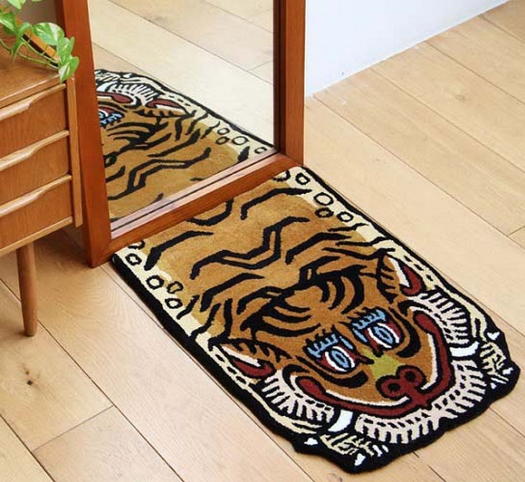 Detail Tibetan Tiger Rug H1-75玄关入口短版西藏虎毯(三色) - 地垫/地毯 - 其他材质 多色