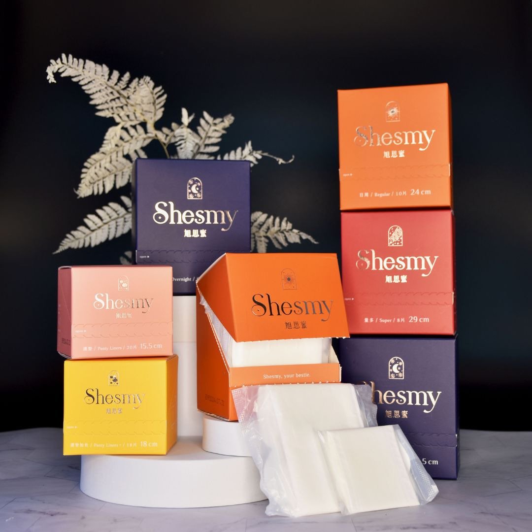 【7盒优惠组 - 香氛款】Shesmy 可分解卫生棉 - 含护垫 - 生理用品 - 环保材料 多色