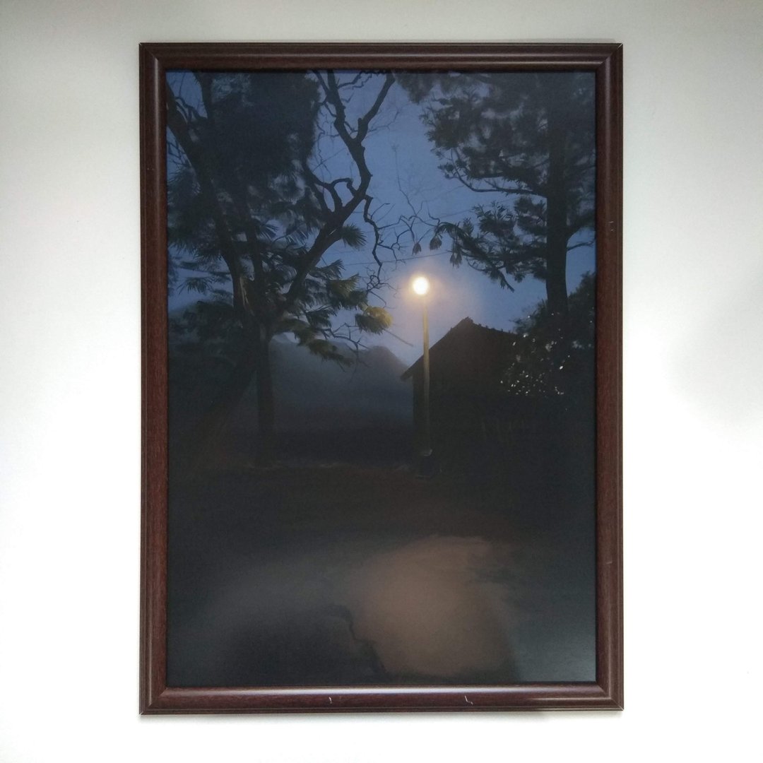 插画(家乡灯)- 挂画 (附画框) - 海报/装饰画/版画 - 纸 