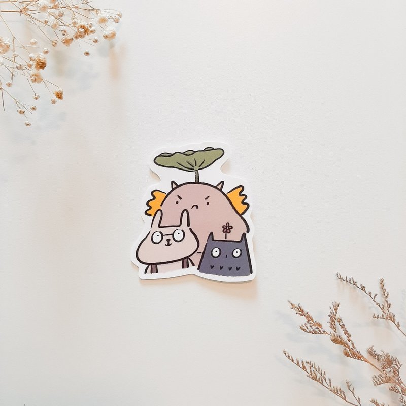 防水贴纸－勇敢去冒险 (大) - 贴纸 - 纸 多色