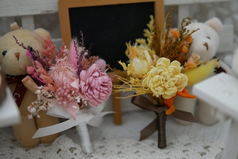 课程 胸花材料包 胸花 - 植栽 - 植物．花 