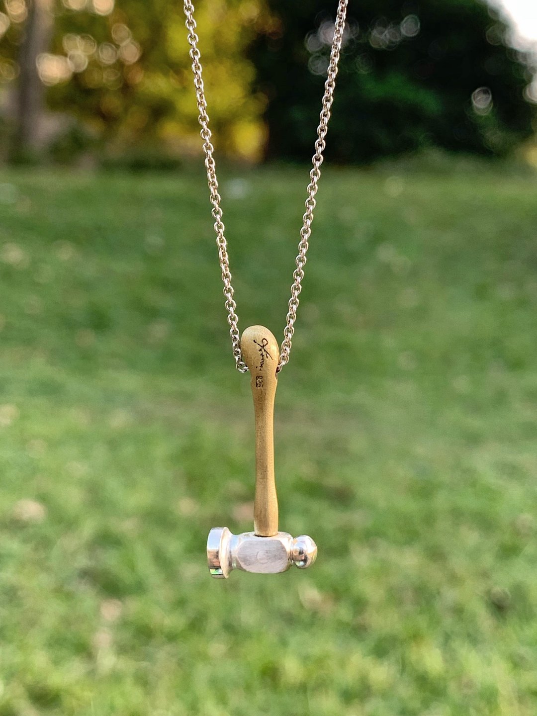 美角金工 小金工工具系列 项链 - 项链 - 纯银 银色