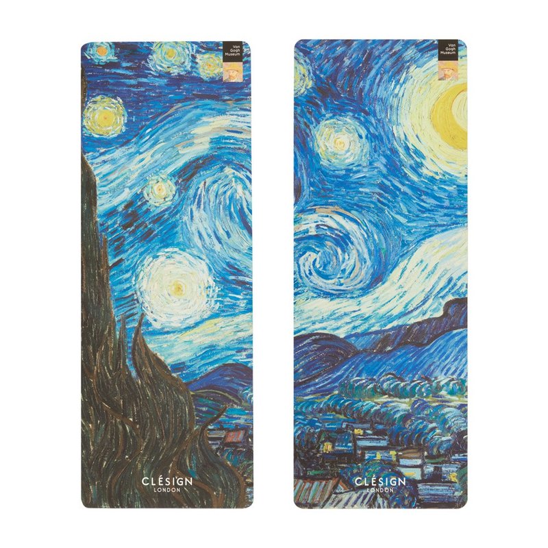 【Clesign】梵谷联名款 Tec Life Mat 瑜珈垫 4mm - 星夜 - 瑜珈垫 - 其他材质 多色