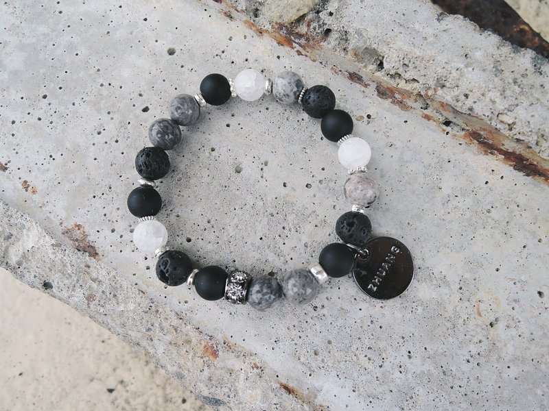 Zhu.Go your own way-墨水画里的 - 手链/手环 - 石头 