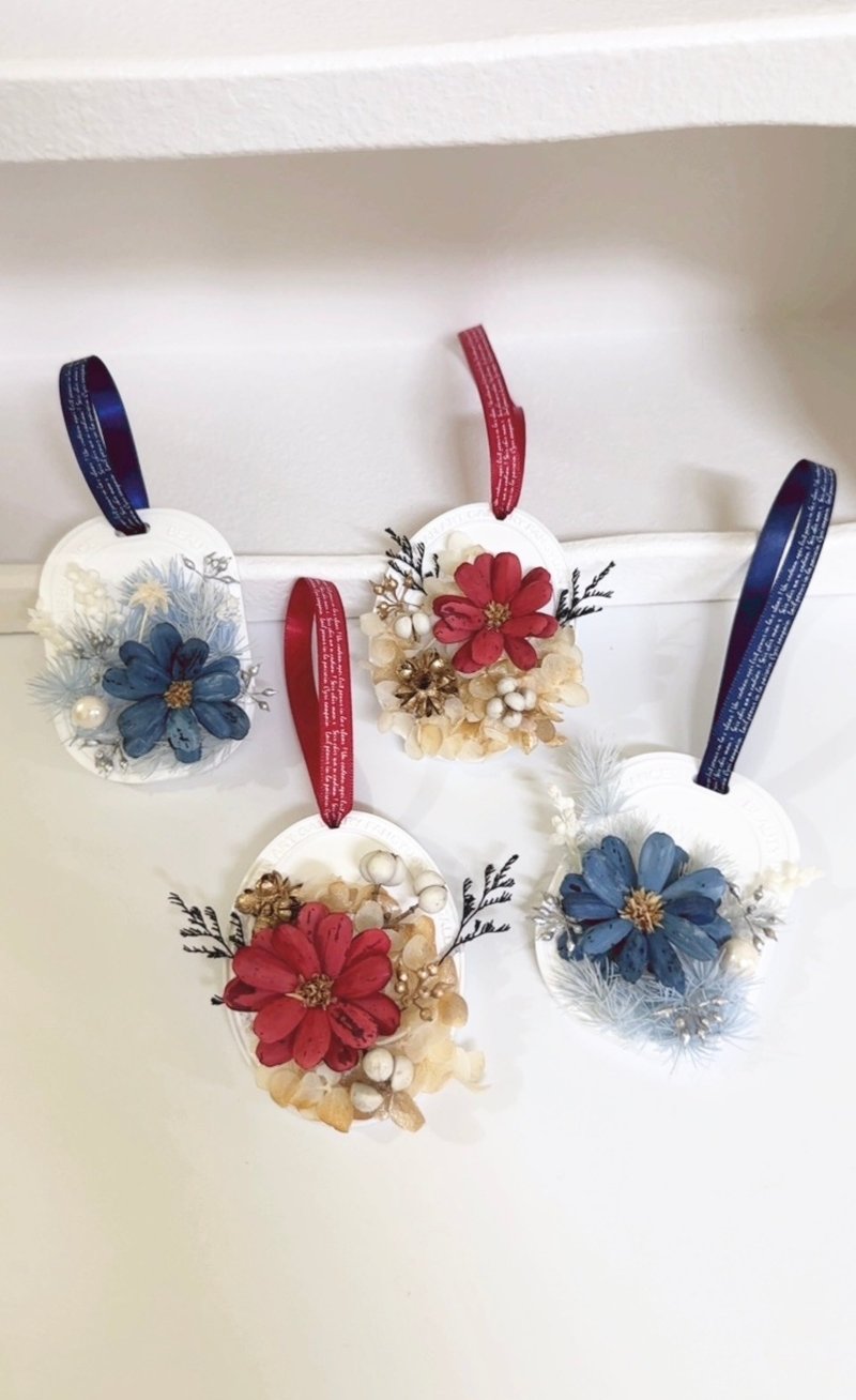 【圣诞礼物】圣诞扩香石 干燥花扩香石 香氛吊饰 交换礼物 - 干燥花/捧花 - 植物．花 