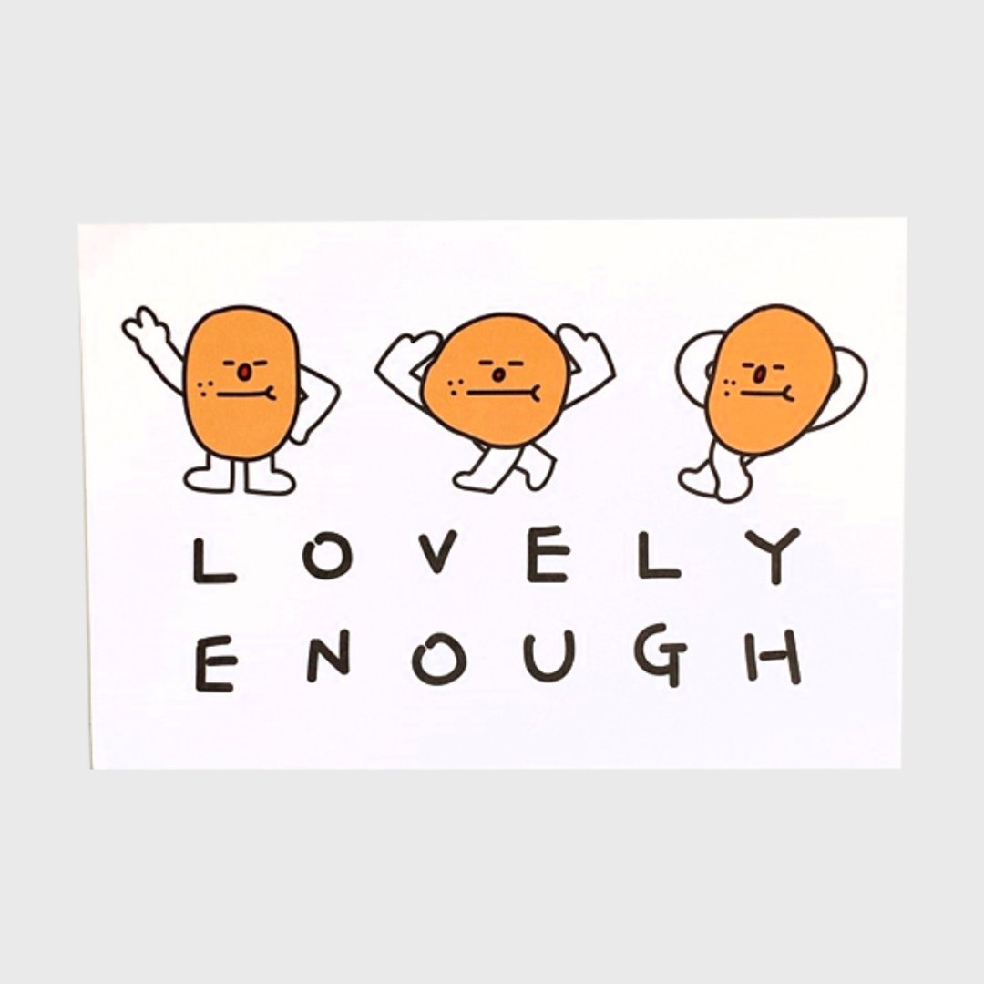 SASIM lovely enough 插画明信片 - 卡片/明信片 - 纸 