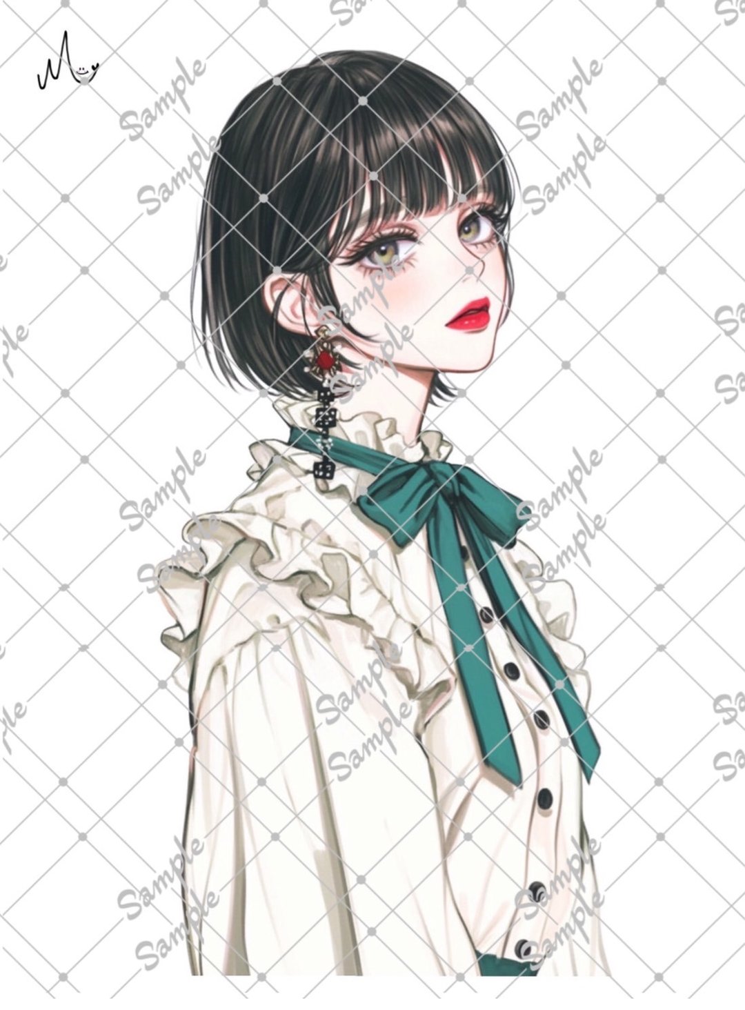 原创人物贴纸 11月新品 - 贴纸 - 纸 