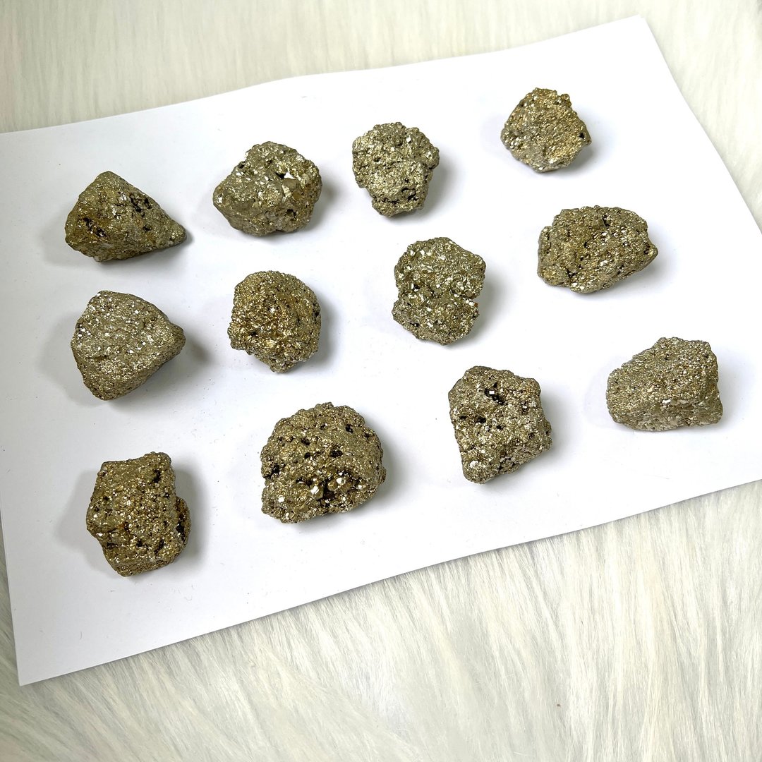 黄铁矿粒 | 水晶 | 水晶原石 | 水晶摆件 - 摆饰 - 其他金属 金色