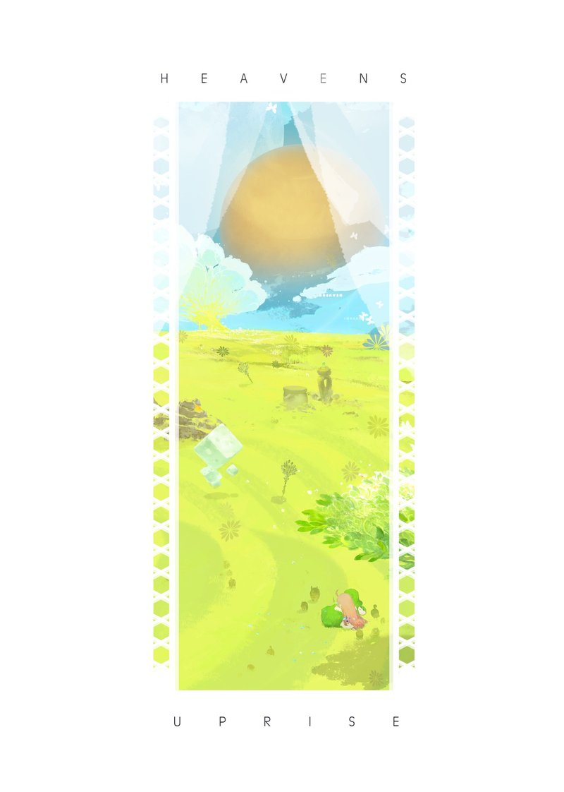 天国 起 绘本 - 电子手绘真人画像/绘画/插画 - 纸 