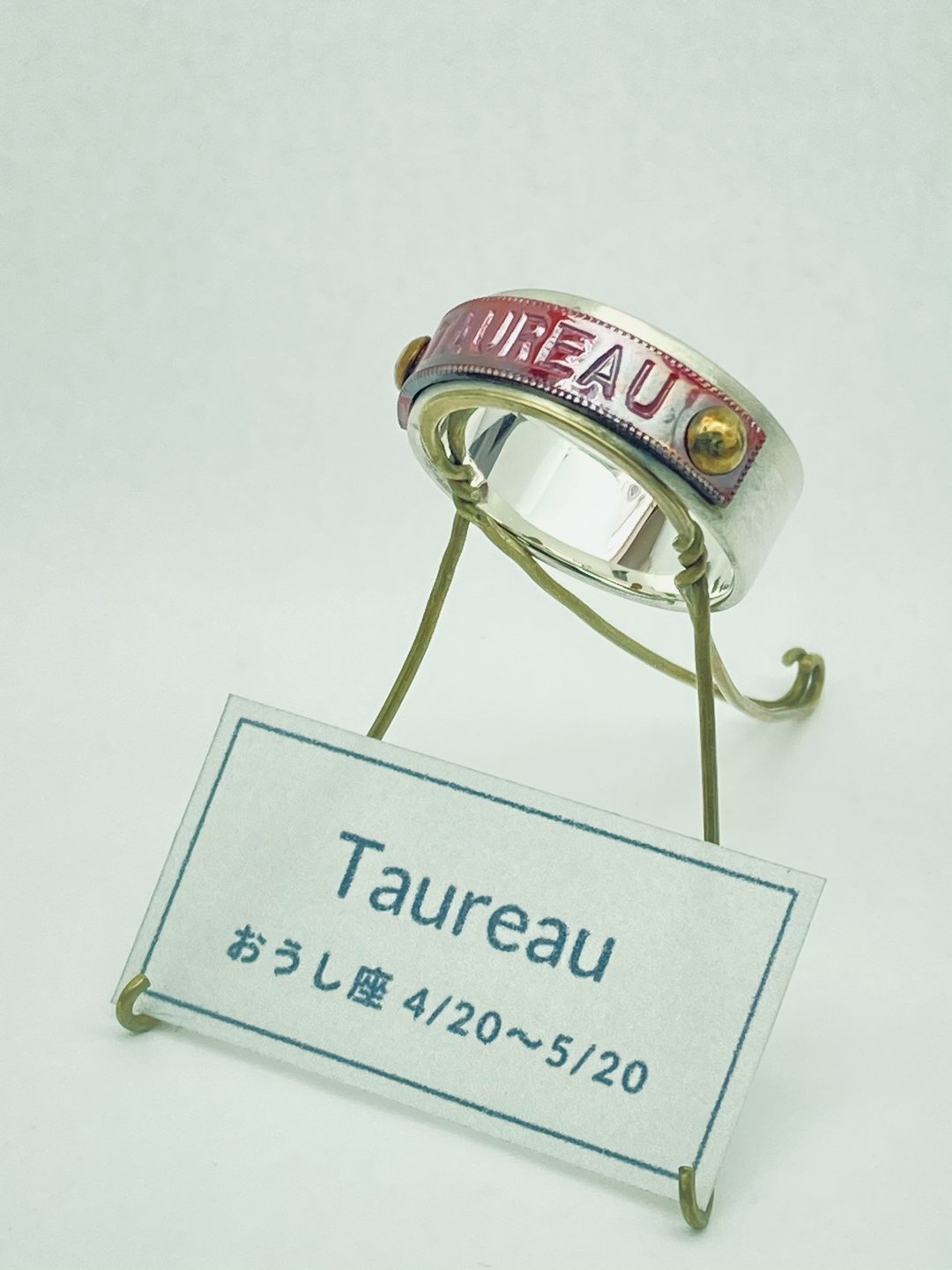 订制商品 星座戒指2【金牛座 TAUREAU】 - 戒指 - 纯银 银色