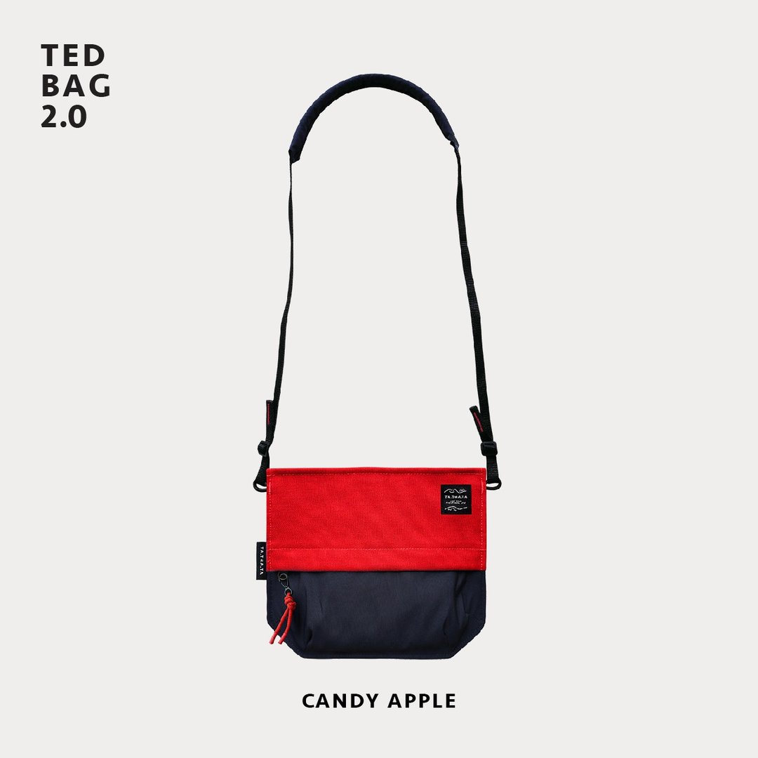 Ted 苹果红随身包 - 其他 - 棉 红色