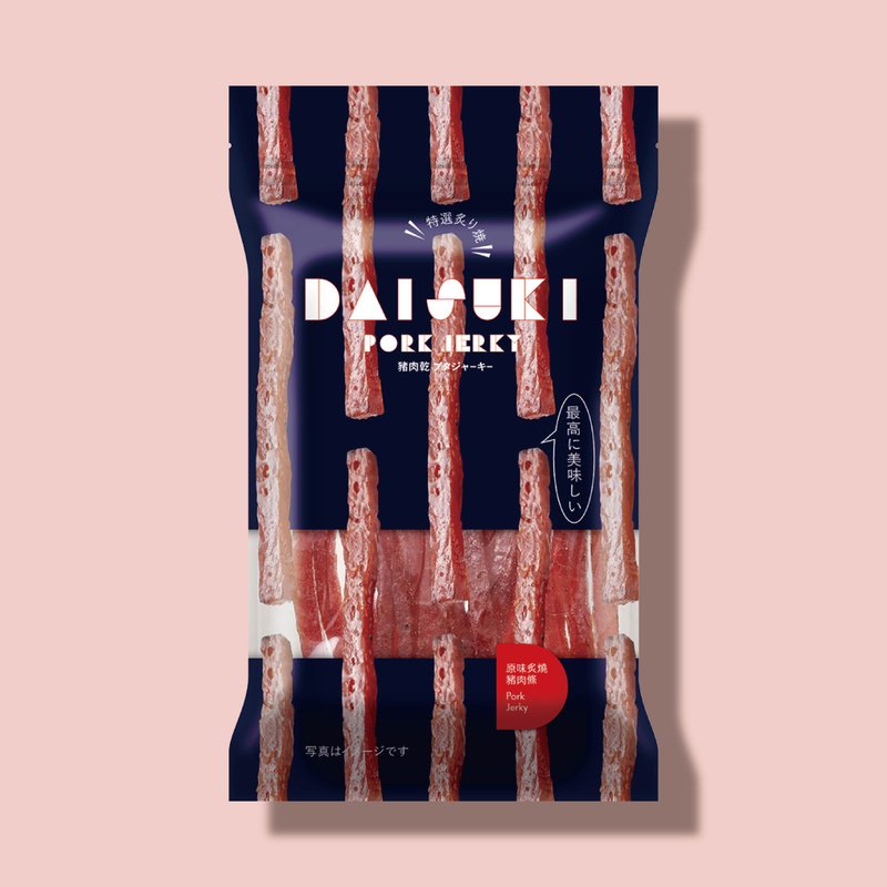 原味炙烧猪肉条-独享包 - 零食/点心 - 新鲜食材 红色