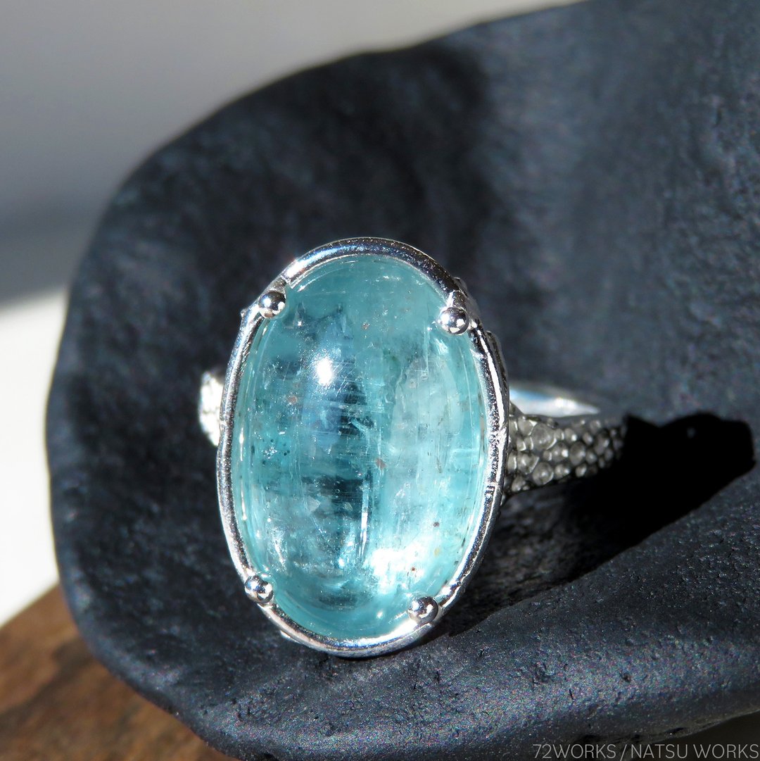 Paraiba Blue Kyanite Ring - 戒指 - 宝石 蓝色