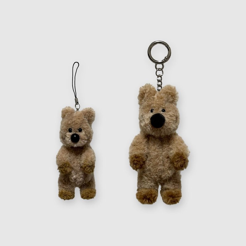 短尾矮袋鼠钥匙圈 - 钥匙链/钥匙包 - 压克力 卡其色